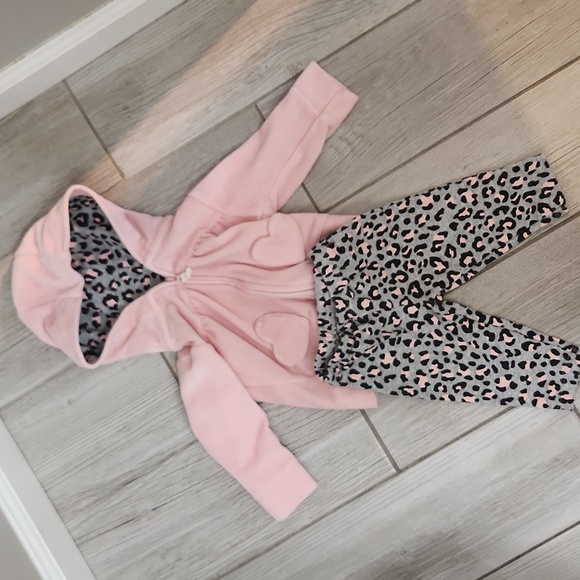 Carter's Other - Carter's Baby Girl Zip Up Hoodie and Matching Leggings